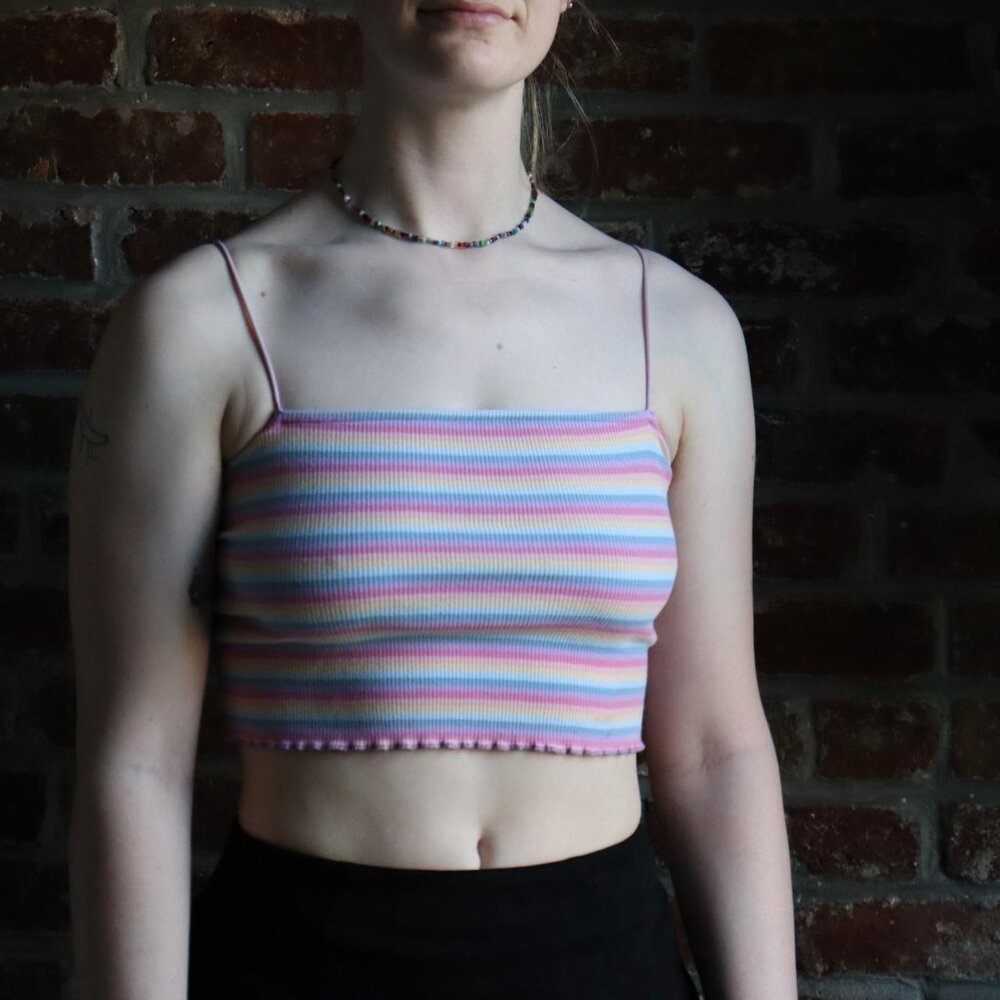 Rainbow Striped Tank